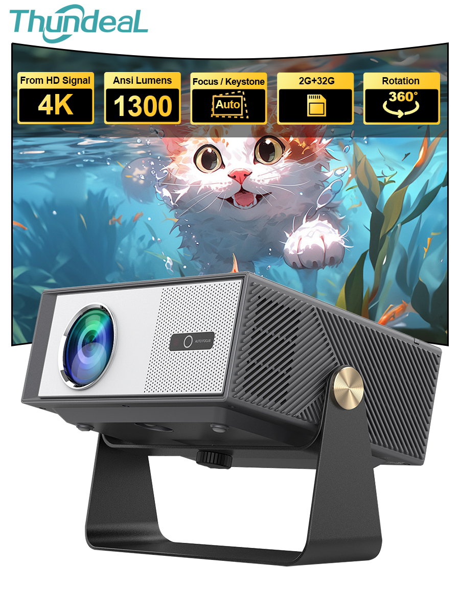 Home Cinema Compact - ThundeaL TD95 Max Full HD 4K
