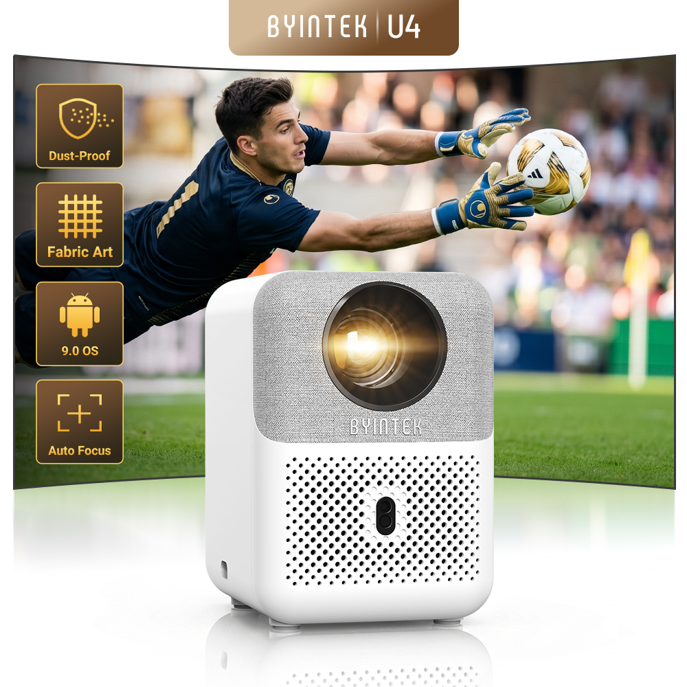 Home Cinema Compact - BYINTEK Full HD Mini Projector LOVE