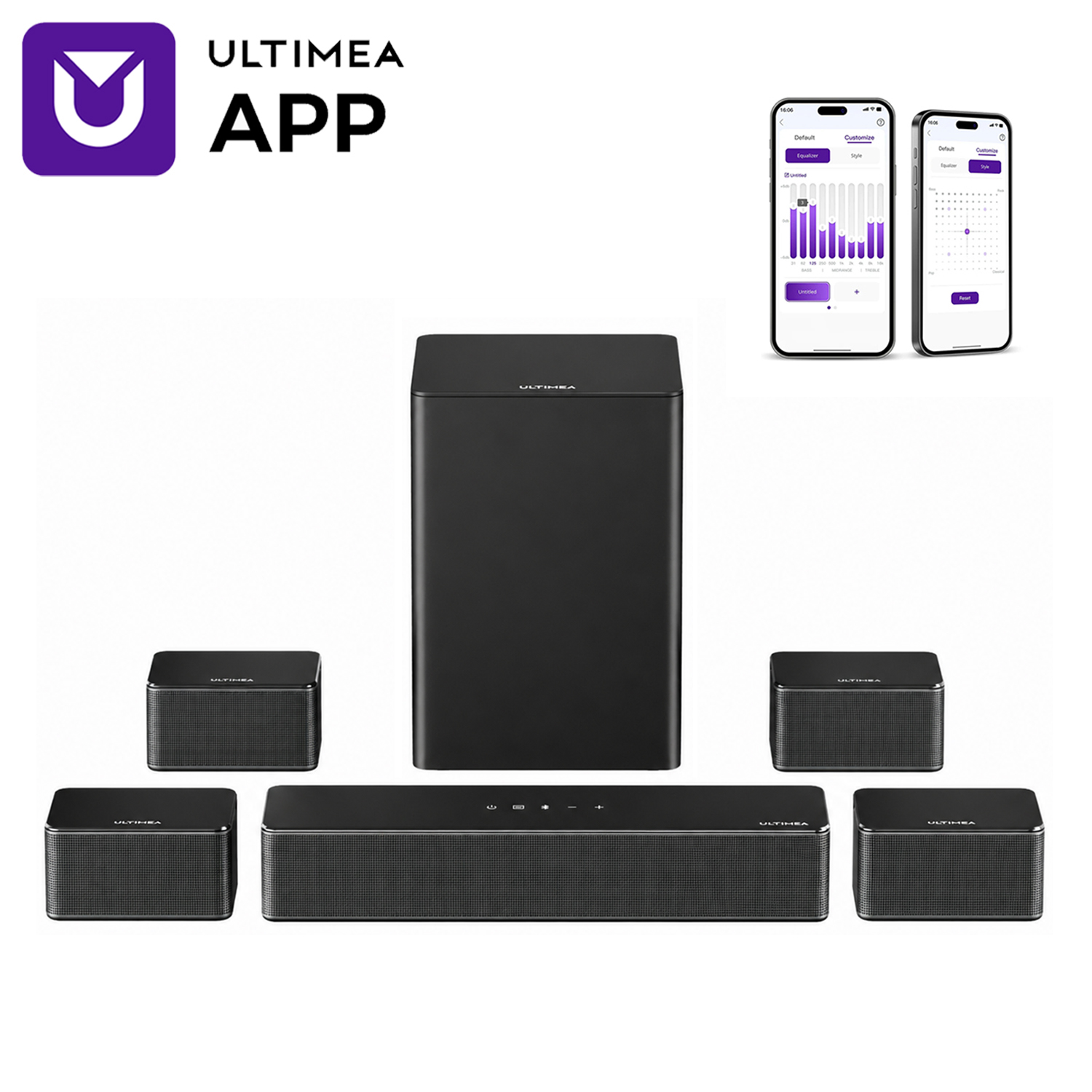 Home Cinema Theatre - ULTIMEA 7.1 Surround Sound System Sound