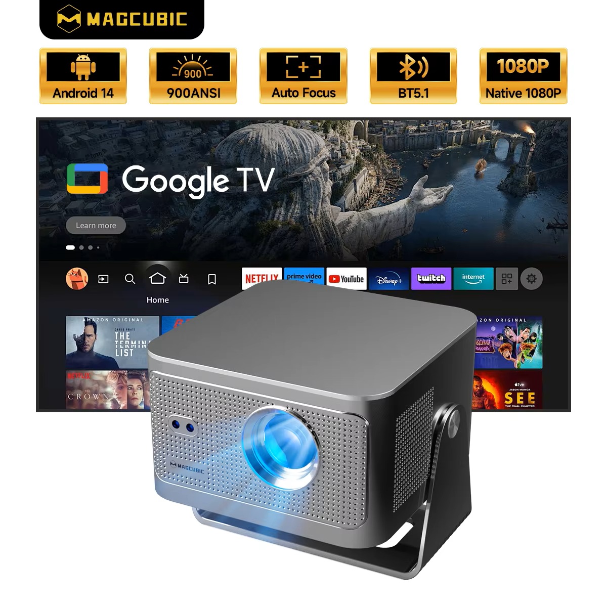 Magcubic HY350GT 900 ANSI Proj – Home Cinema Compact Bewertung und Preis