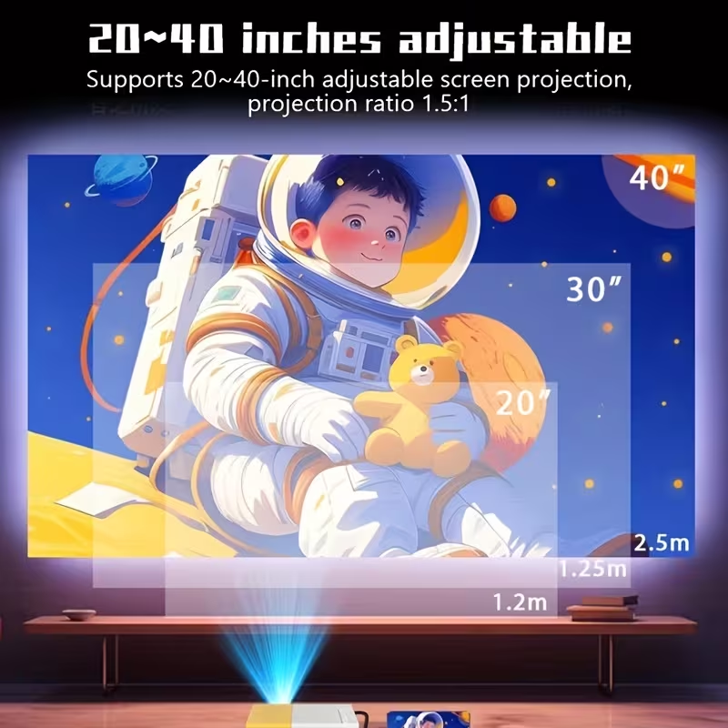 Compact LED Portable Projector – Home Cinema Compact Bewertung und Preis
