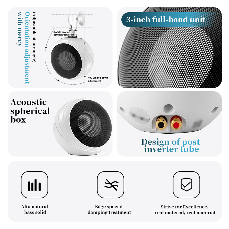 Oupushi ceiling mounted wall m – Wall Mount Speaker Bewertung und Preis