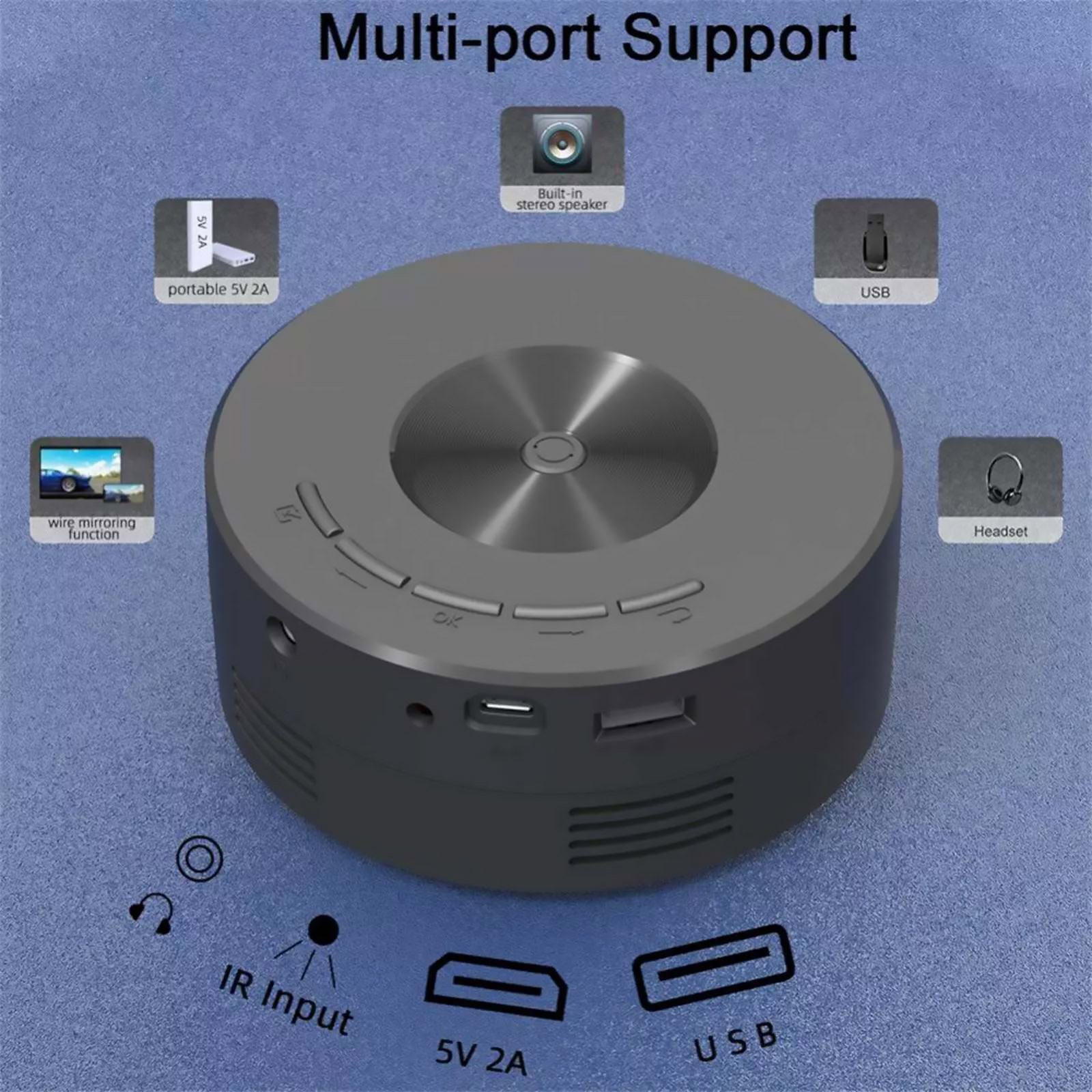 HD 1080P Mini Portable Project – Home Cinema Compact Bewertung und Preis