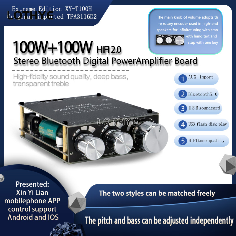 100w+100w Bluetooth 5.0 Power  – Home Cinema Theatre Bewertung und Preis