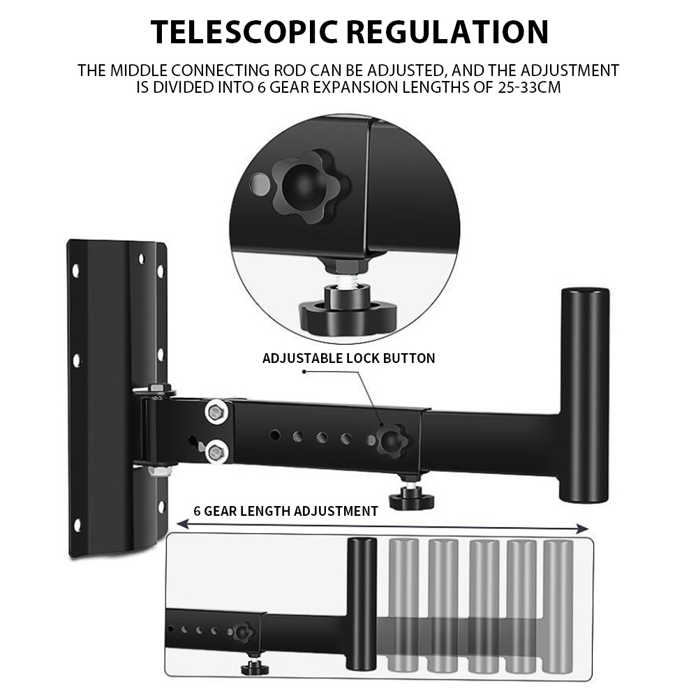 1 Pair Speaker Wall Mounts Bra – Wall Mount Speaker Bewertung und Preis