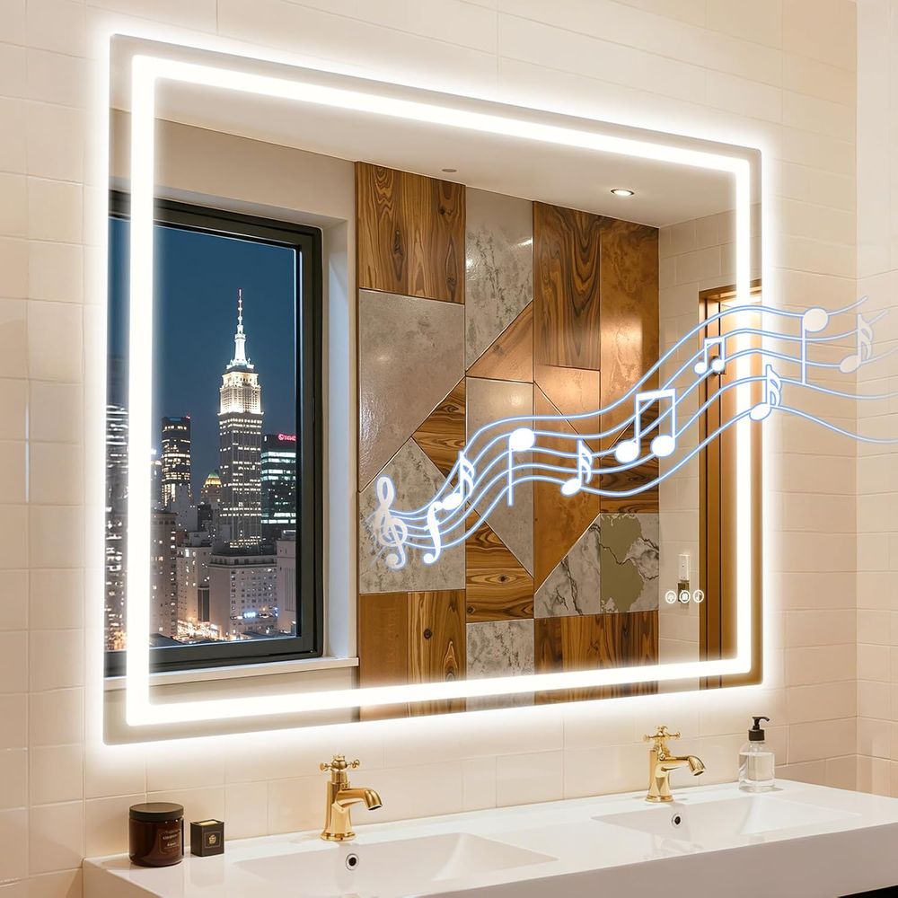 Wall-Mounted LED Vanity Mirror – Wall Mount Speaker Bewertung und Preis