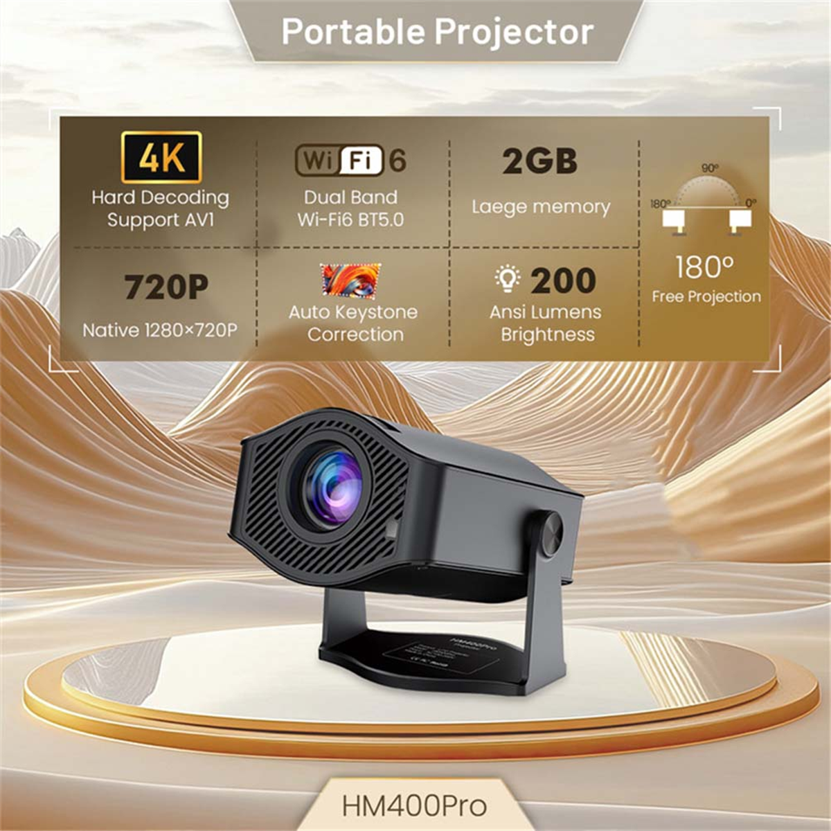A74Z PRO Projector 4K Android  – Home Cinema Projector Bewertung und Preis