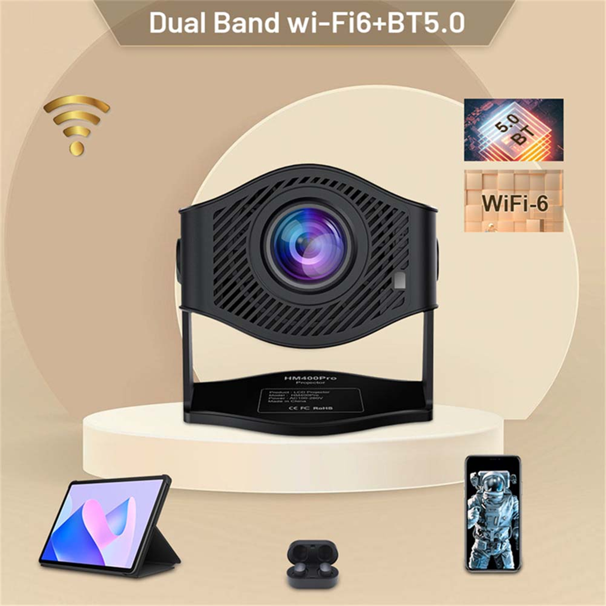 A74Z PRO Projector 4K Android  – Home Cinema Projector Bewertung und Preis
