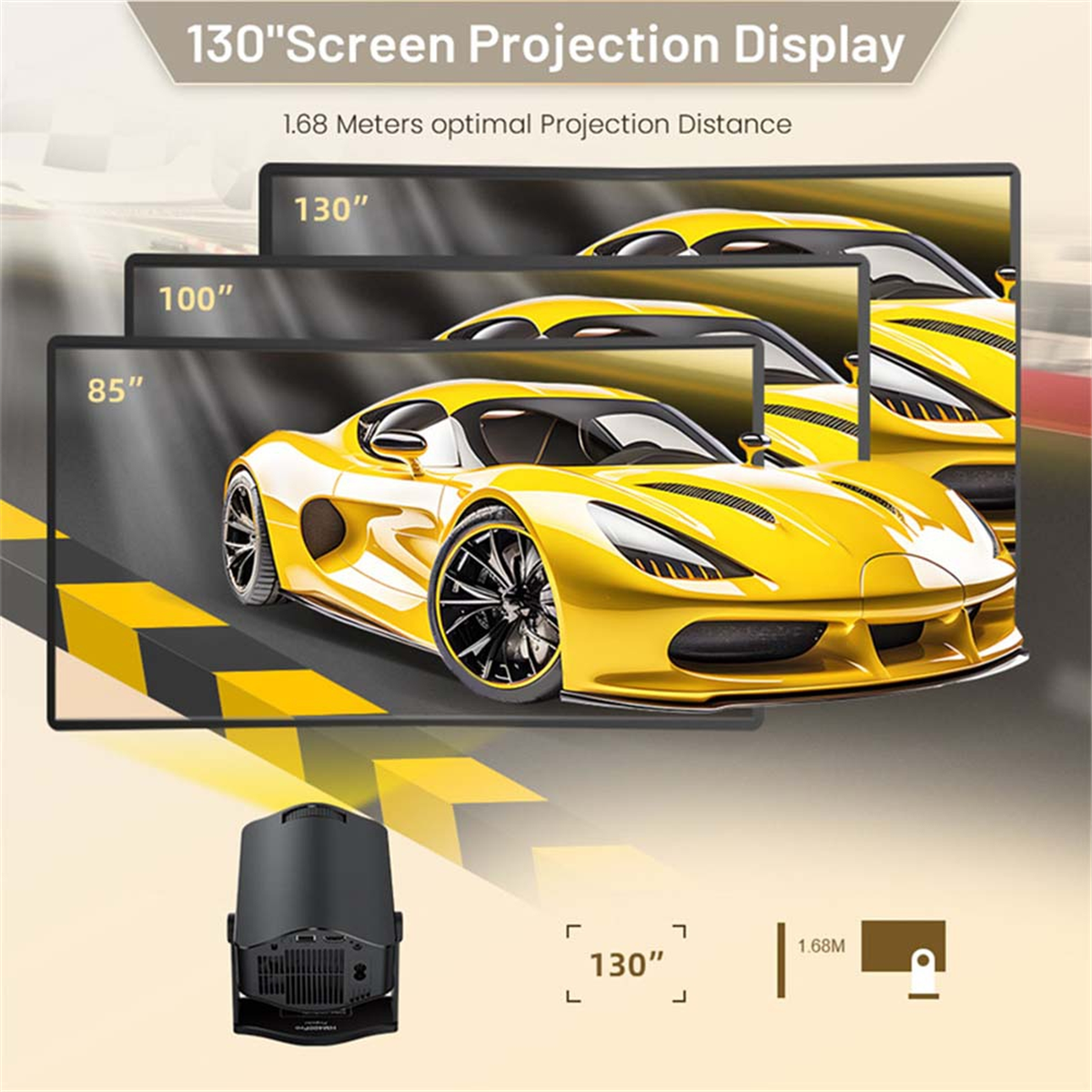 A74Z PRO Projector 4K Android  – Home Cinema Projector Bewertung und Preis