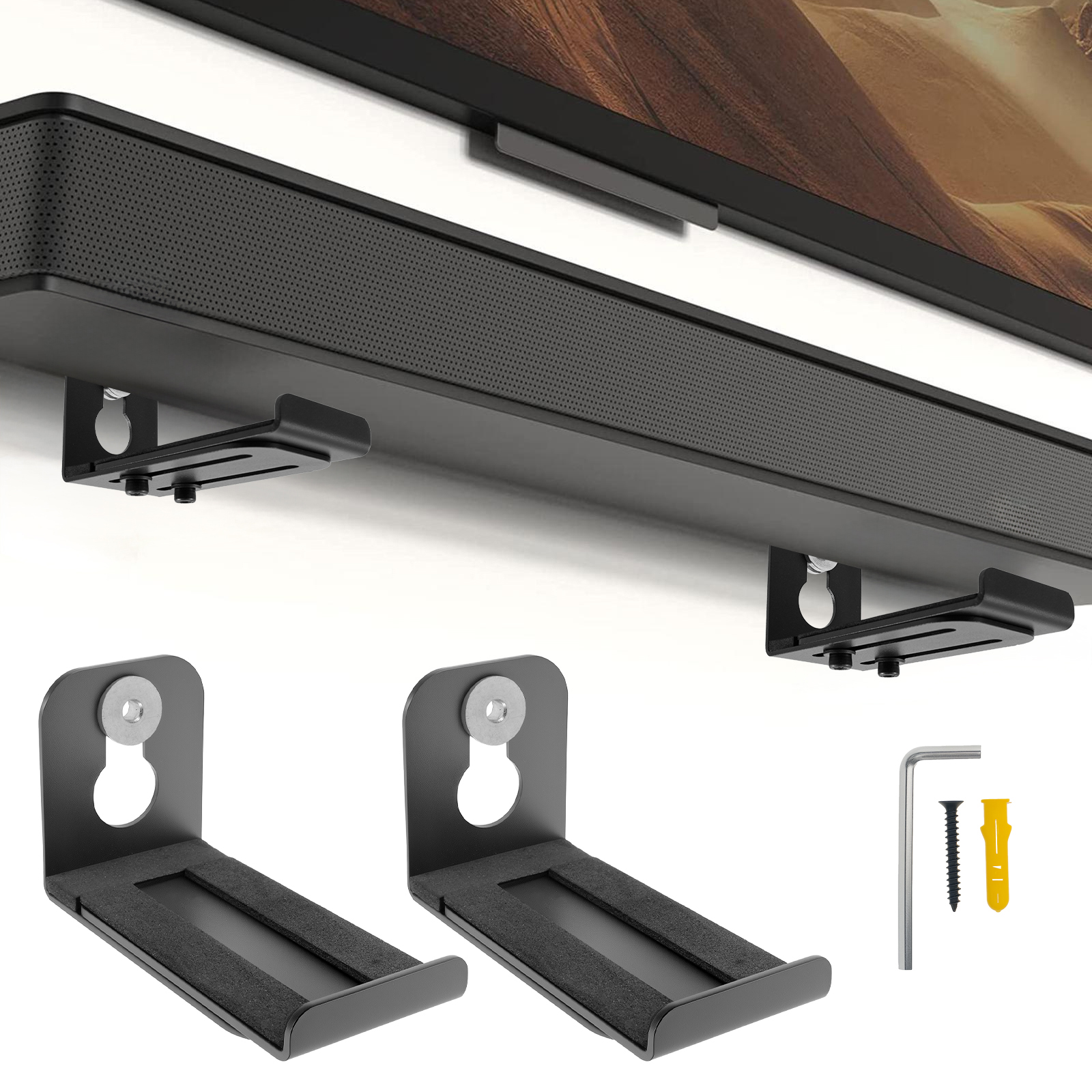 2Pcs Soundbar Speaker Stands W – Wall Mount Speaker Bewertung und Preis