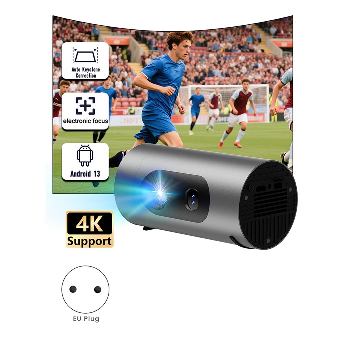 A73T Q8 Mini Android 13 WIFI 6 – Home Cinema Projector Bewertung und Preis