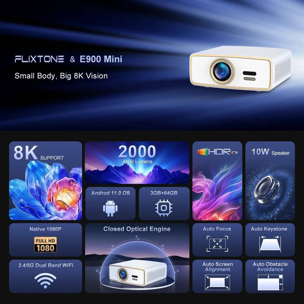 Flixtone E900 MINI Portable Pr – Home Cinema Compact Bewertung und Preis